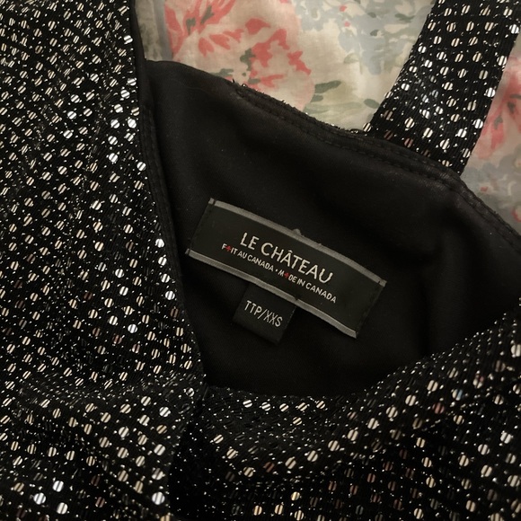 Black Sequin Jumpsuit from Le Chateau - Picture 7 of 7